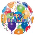 Ballon h�lium Happy Birthday Ballons