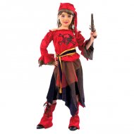 D�guisement de Pirate fille rouge
