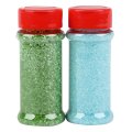 Sucre color� bleu et vert