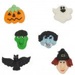 Assortiment de 6 figurines Halloween en sucre