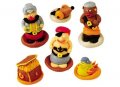 6 figurines pirates 3D