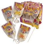 Sucette en sucre tendre clown