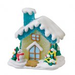 Maisonnette d'hiver en sucre g�lifi�