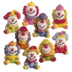 6 Clowns assis sucre 3D