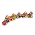 Oursons en sucre dans leur train