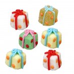 6 Paquets cadeaux en g�lifi�