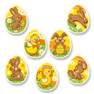 5 Grands D�cors Oeufs de P�ques � Plat