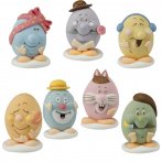 5 Oeufs personnages en sucre