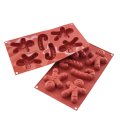 Moule silicone thème pain d'épices