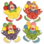 Clown en sucre � plat