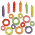 Jeux des anneaux en sucre cristallis�