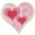 1 plaquette coeur
