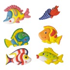 6 Grands Poissons en sucre � plat