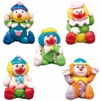 5 Clowns en p�te d'amande