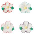 Fleurs en sucre � plat