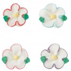 Fleurs en sucre � plat