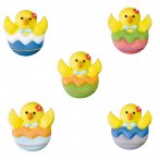 5 poussins en sucre � plat