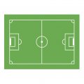 Plaque de terrain de foot en azyme