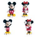 4 figurines Mickey et Minnie en sucre