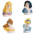 4 figurines princesses Disney en sucre gélifié