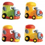 4 locomotives en sucre g�lifi�