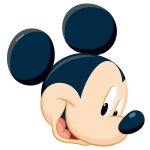 Silhouette Mickey  en azyme