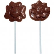 Moule 8 Sucettes en Chocolat Fleurs - Polycarbonate