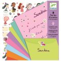 Carte-enveloppes invitation - filles