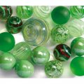 Cube de billes vert