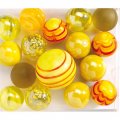 Cube de billes jaune