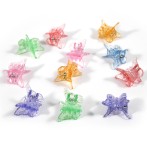12 pinces � cheveux papillons
