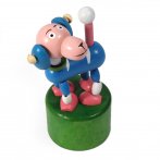 Animal en bois pousse-pousse