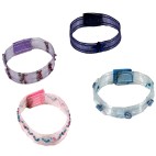 4 Bracelets sur ruban