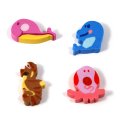 4 gommes animaux de la mer