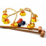 Jeu de croquet en bois