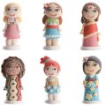 4 figurines poup�es en sucre 3D