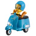 1 figurine Titi en scooter bleu