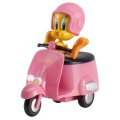 1 figurine Titi en scooter rose