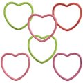 6 bracelets coeur