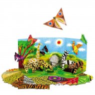 Kit cr�ation  d'Origami ''animaux de la jungle''