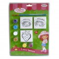 3 Mini tableaux Charlotte aux Fraises