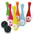 6 quilles Bowling bois
