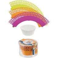 Kit cupcakes 3 couleurs Rose/Orange/jaune