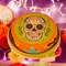 Disque sucre Halloween Calavera images:#1