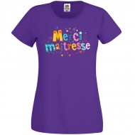 T-shirt Merci Ma�tresse Violet