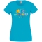 T-shirt Merci Ma�tresse Bleu azur images:#0