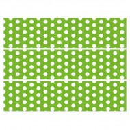 Contours de g�teaux en sucre - Pois Blanc/Lime