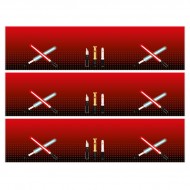 Contours de g�teaux en sucre - Sabres Laser