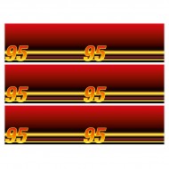 Contours de g�teaux en sucre - Num�ro 95