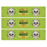 Contours de g�teaux en sucre - Calavera Vert